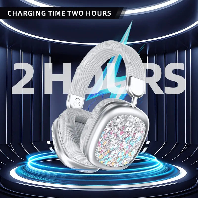 🎧 Bluetooth Over-Ear Headphones – Foldable Wireless & Wired Stereo Headset