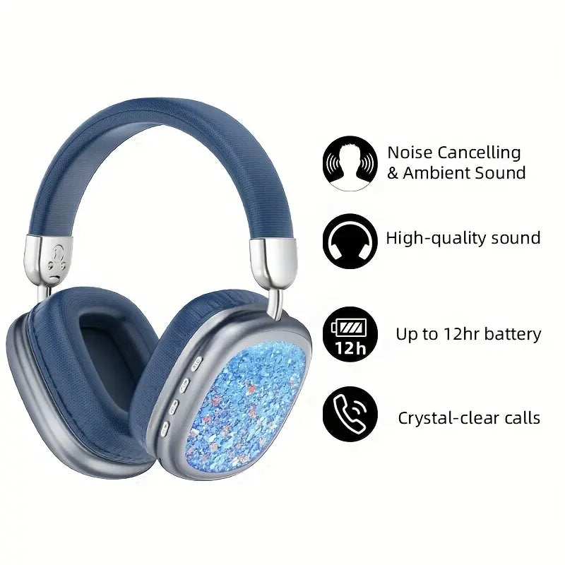 🎧 Bluetooth Over-Ear Headphones – Foldable Wireless & Wired Stereo Headset