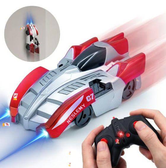 Hot Sale 50% off——Wall Climbing Car Electric Remote Control Toy Racing with LED Lights